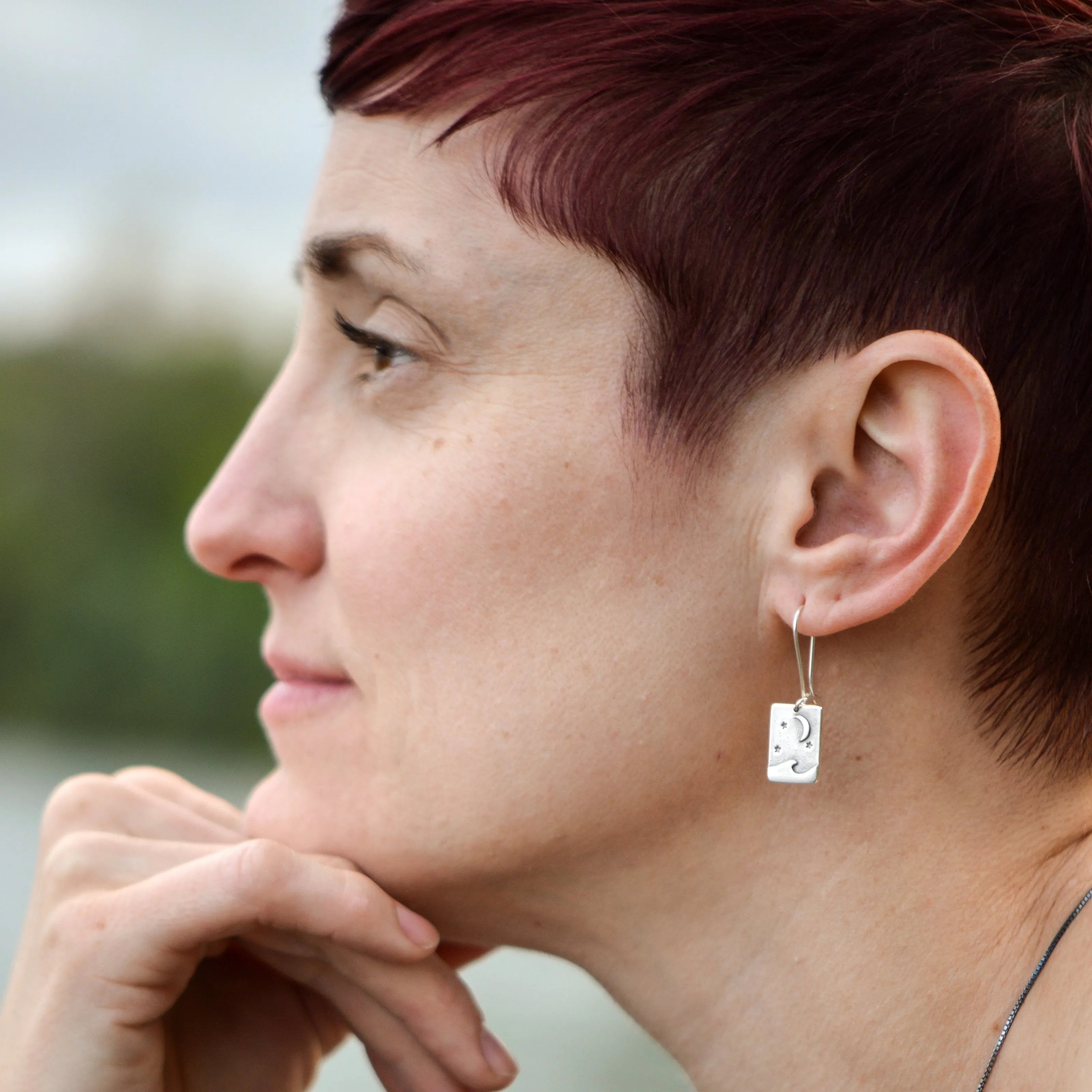 Moonrise on the Lake Earrings