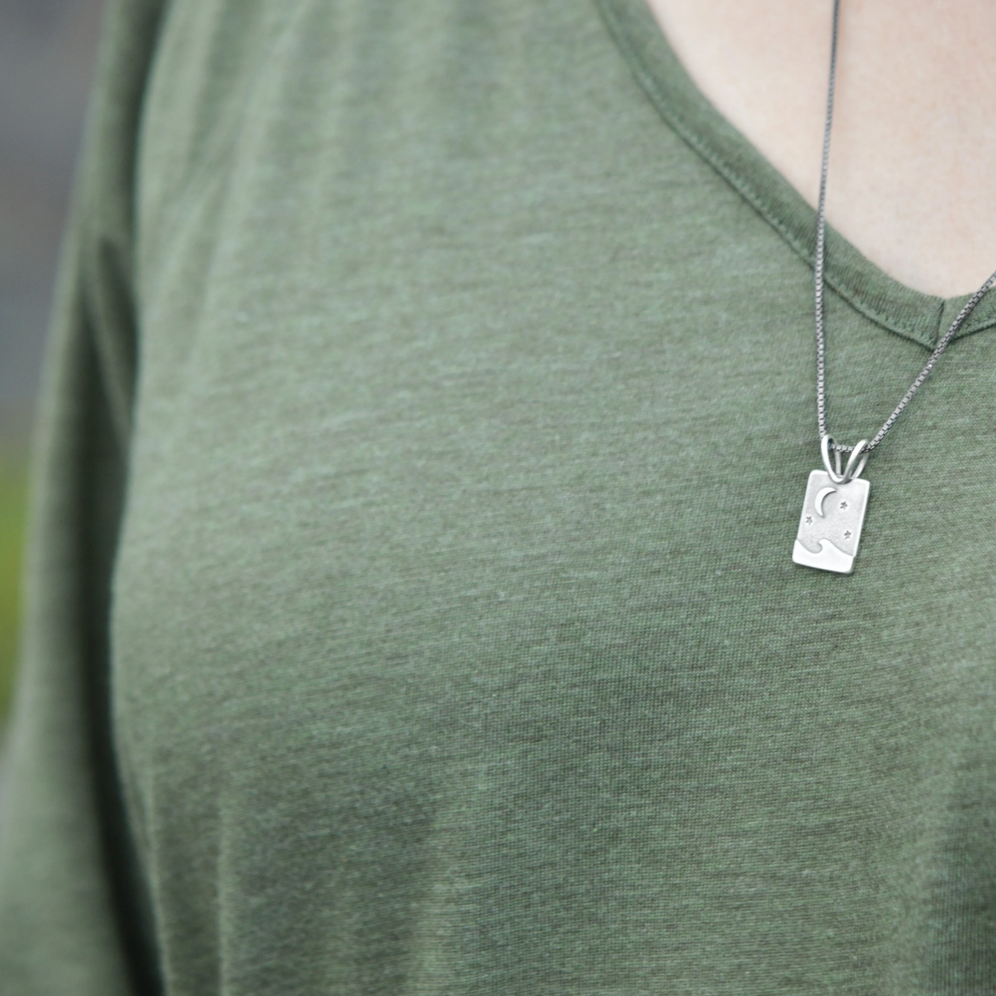 Moonrise on the Lake Pendant