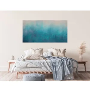 Morning Walk | 24" x 48" Abstract Coastal Painting