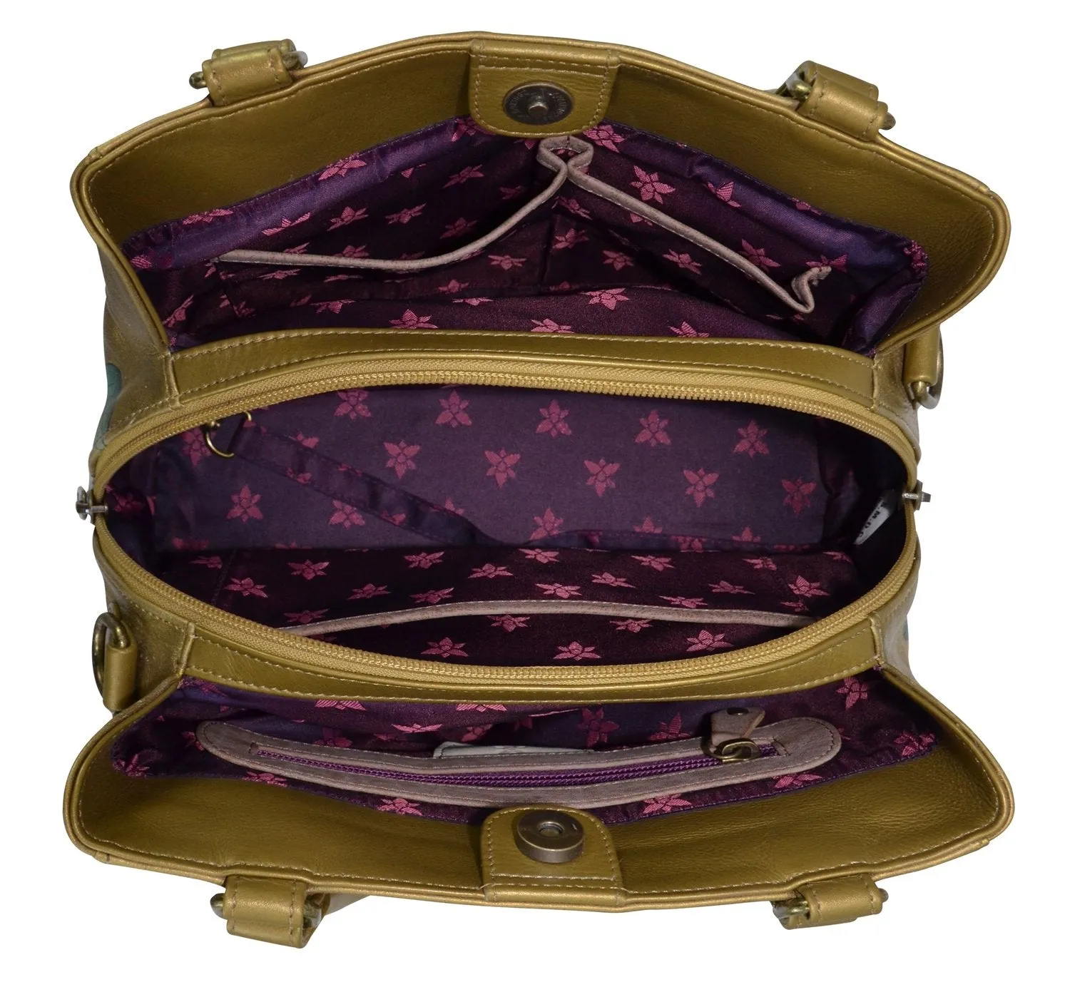 Multi Luxurious Compartment 690 Satchel Versatile -