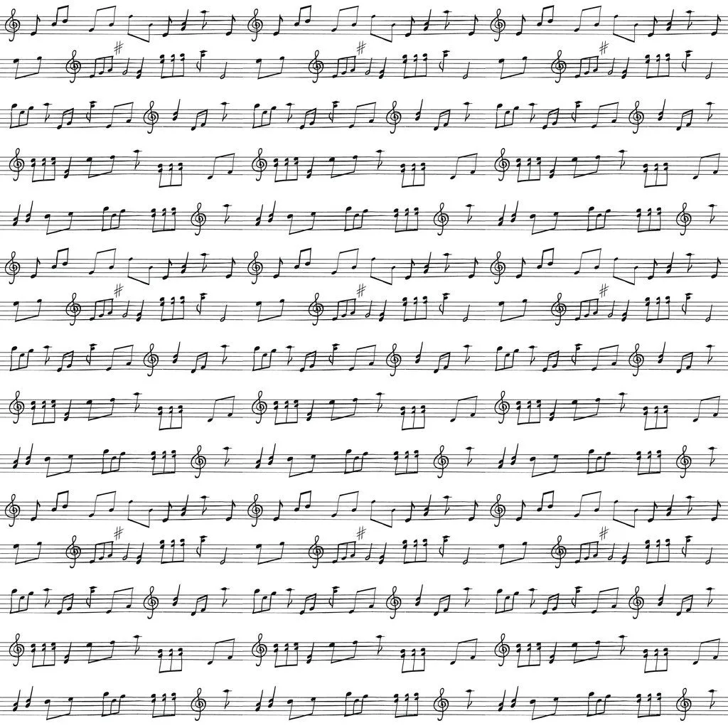 Music Adhesive Vinyl Sheet