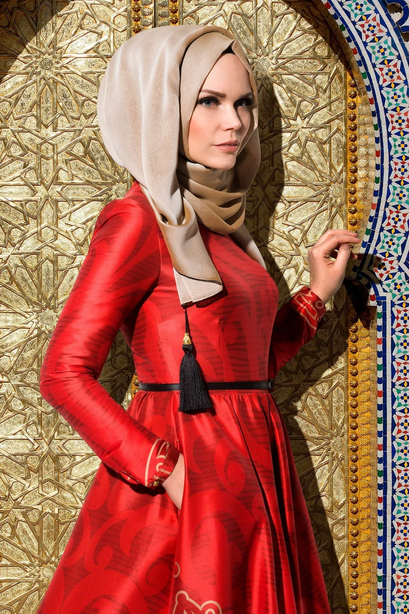 Muslima Hijab Beige