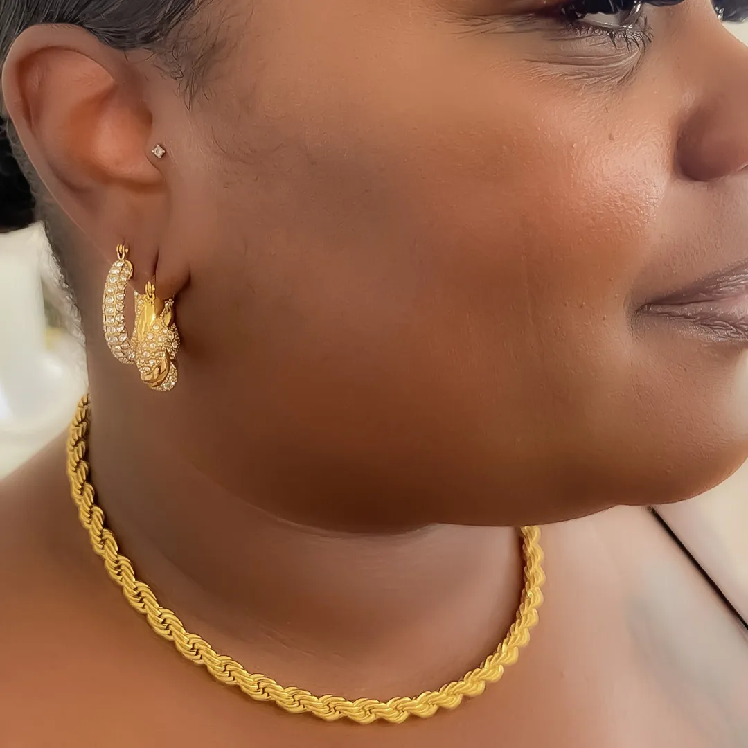 NAOMI ROPE NECKLACE - GOLD