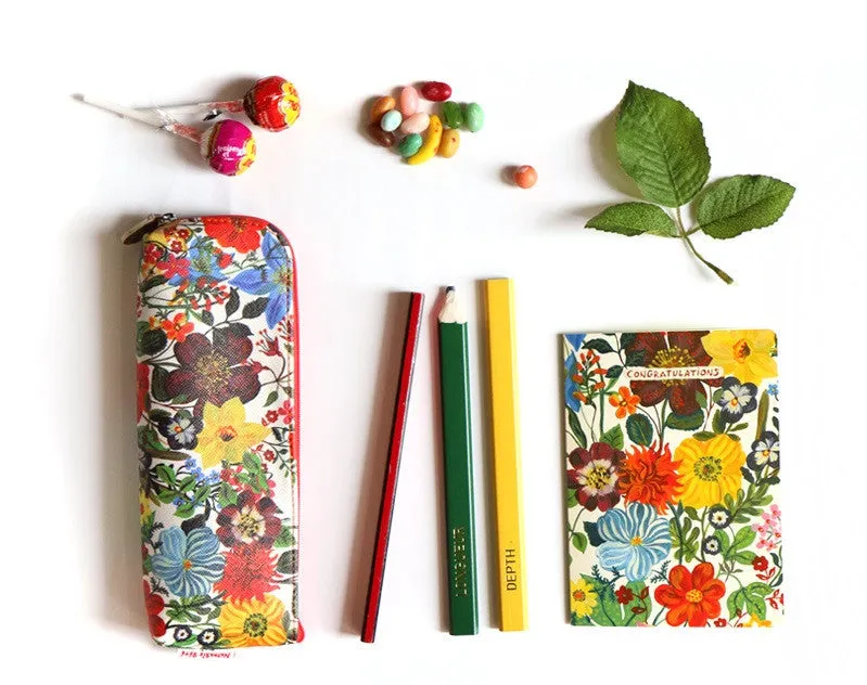 Nathalie Lete Pencil Pouch - My Garden