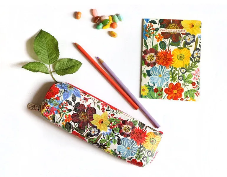 Nathalie Lete Pencil Pouch - My Garden
