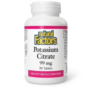 Natural Factors Potassium Citrate 99mg 90 Tablets