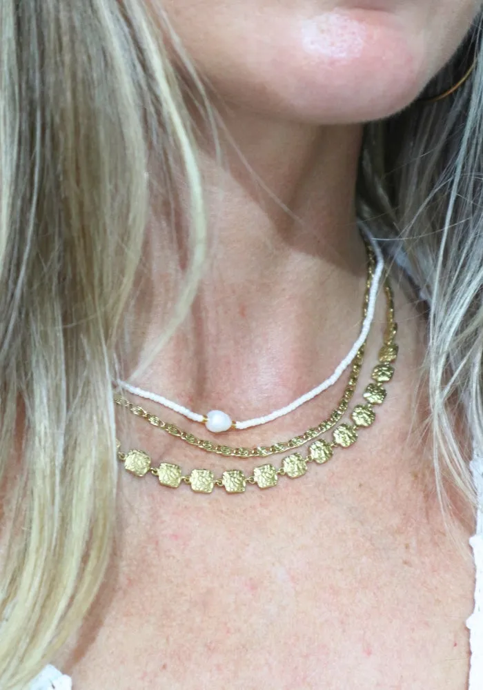 Natural Shoreline Pearl Necklace