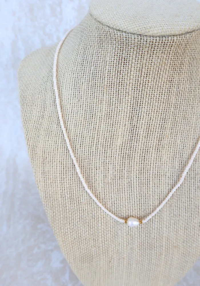 Natural Shoreline Pearl Necklace