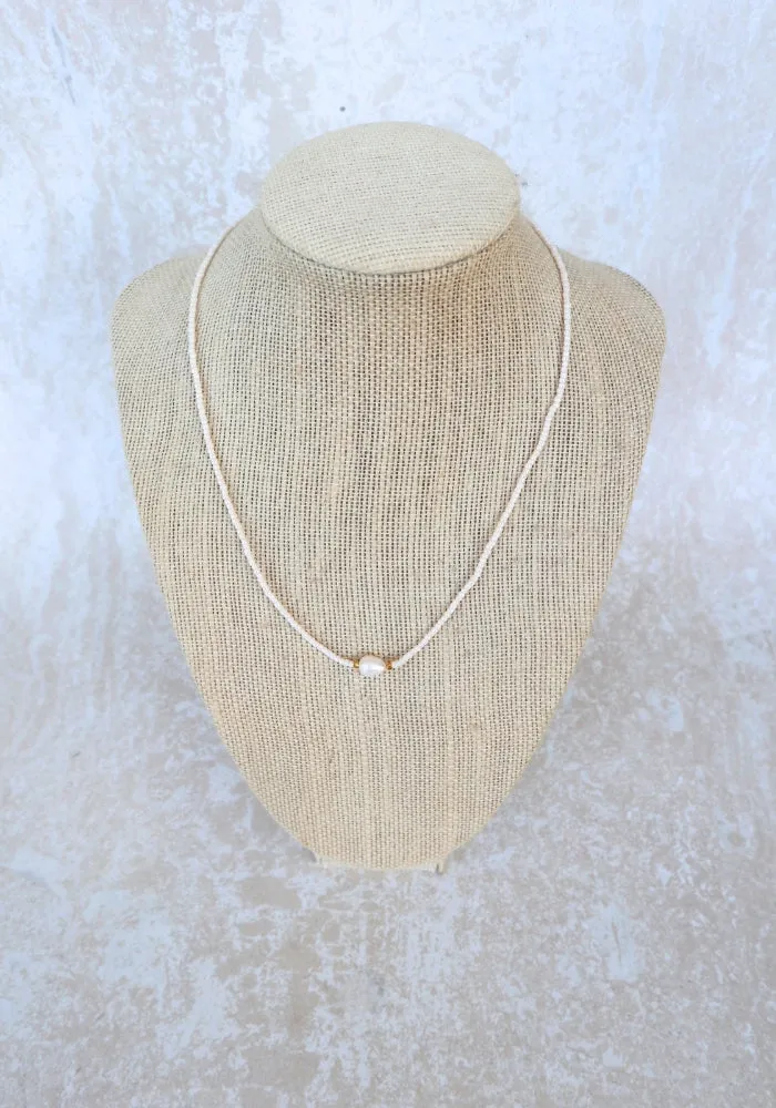 Natural Shoreline Pearl Necklace