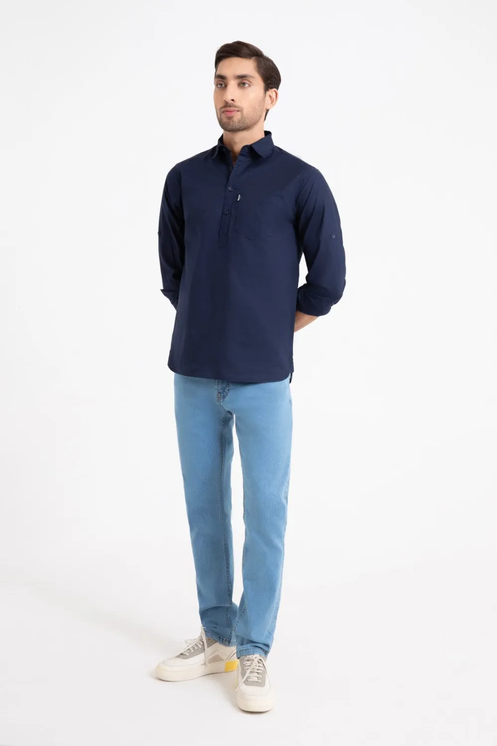 Navy Casual Shirt