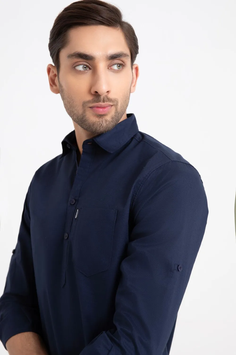Navy Casual Shirt