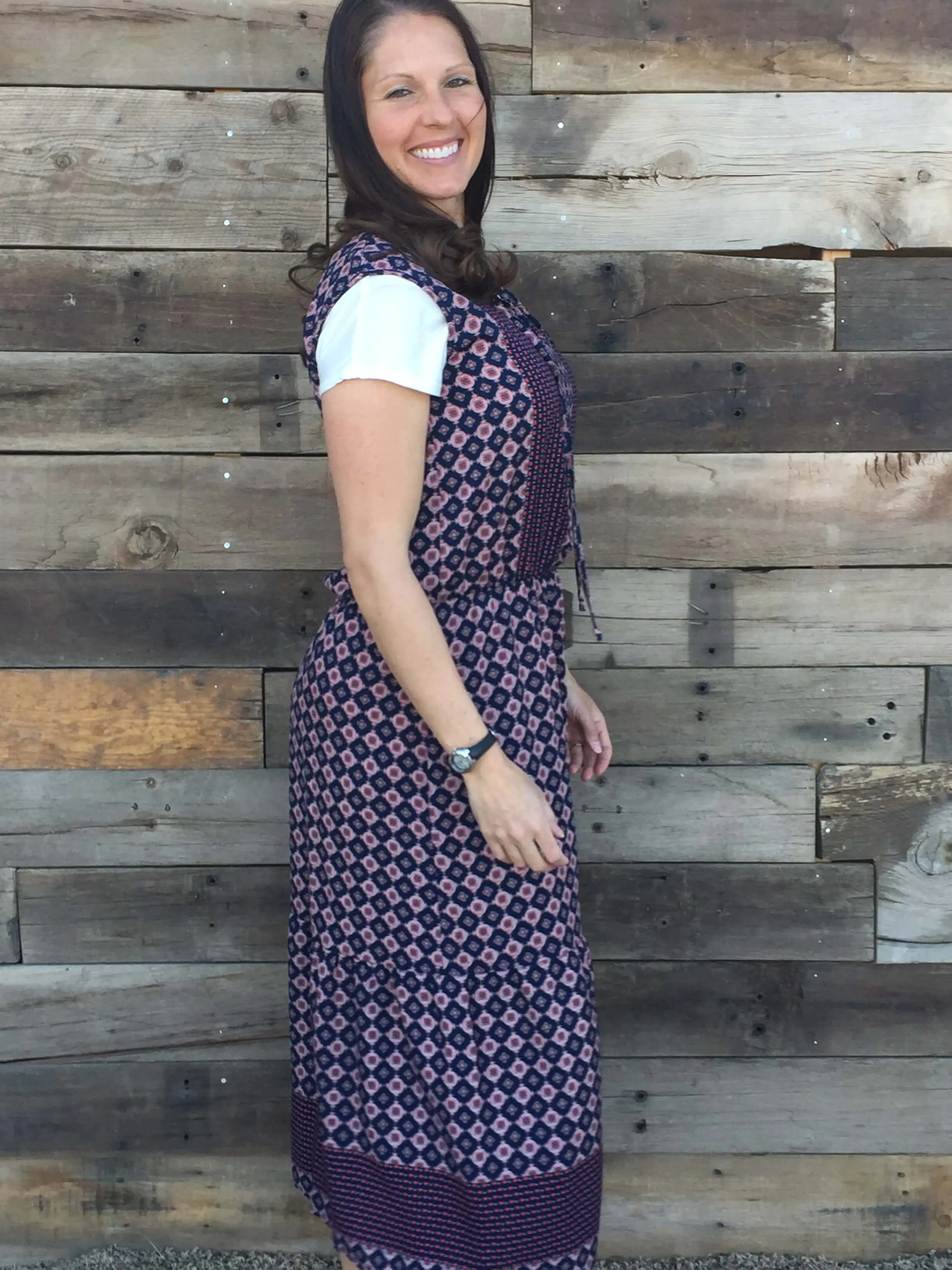 Navy Sleeveless Dress