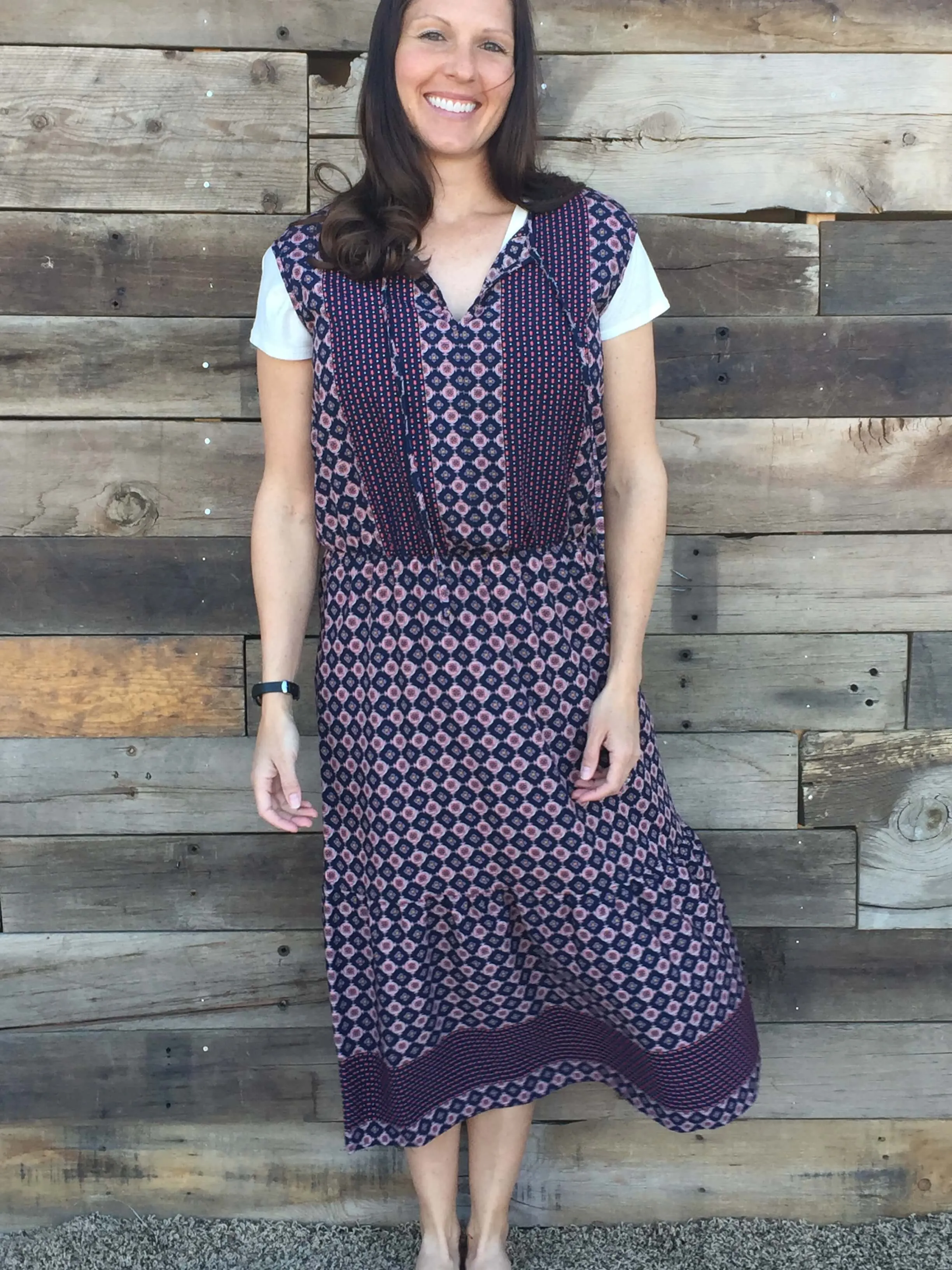 Navy Sleeveless Dress