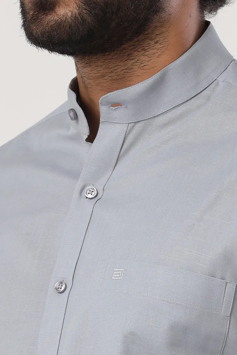 Neo - Gray Formal Shirt For Men | Ariser