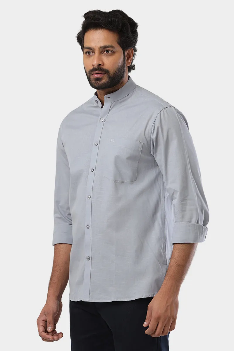 Neo - Gray Formal Shirt For Men | Ariser