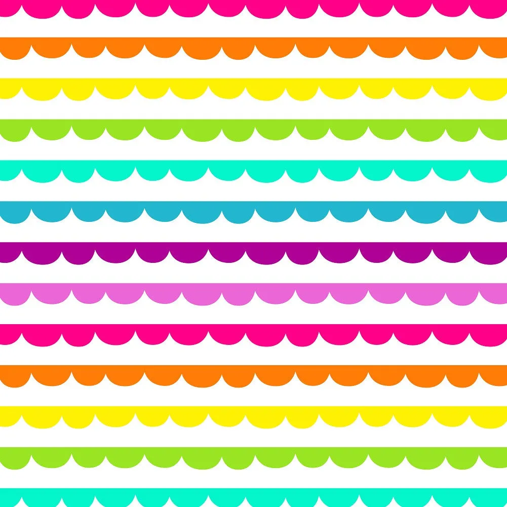 Neon Rainbow Heat Transfer Vinyl sheet