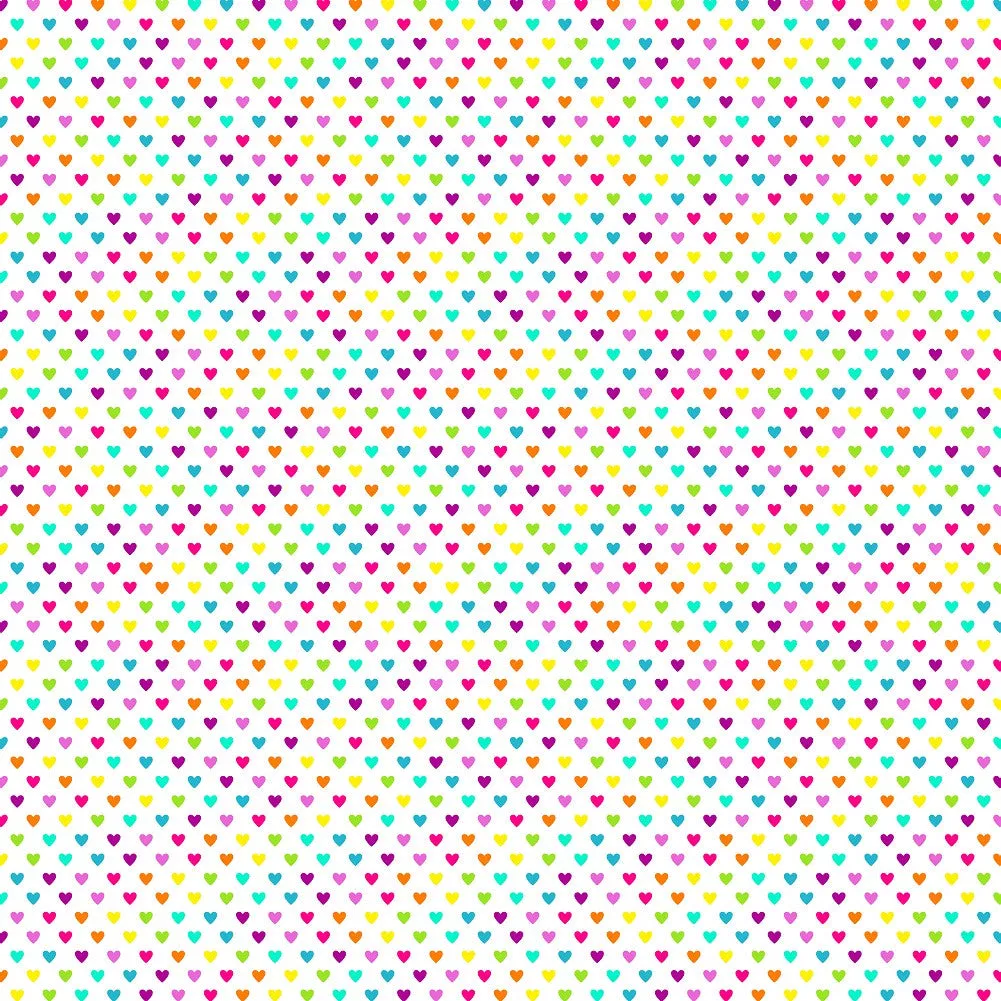 Neon Rainbow Heat Transfer Vinyl sheet