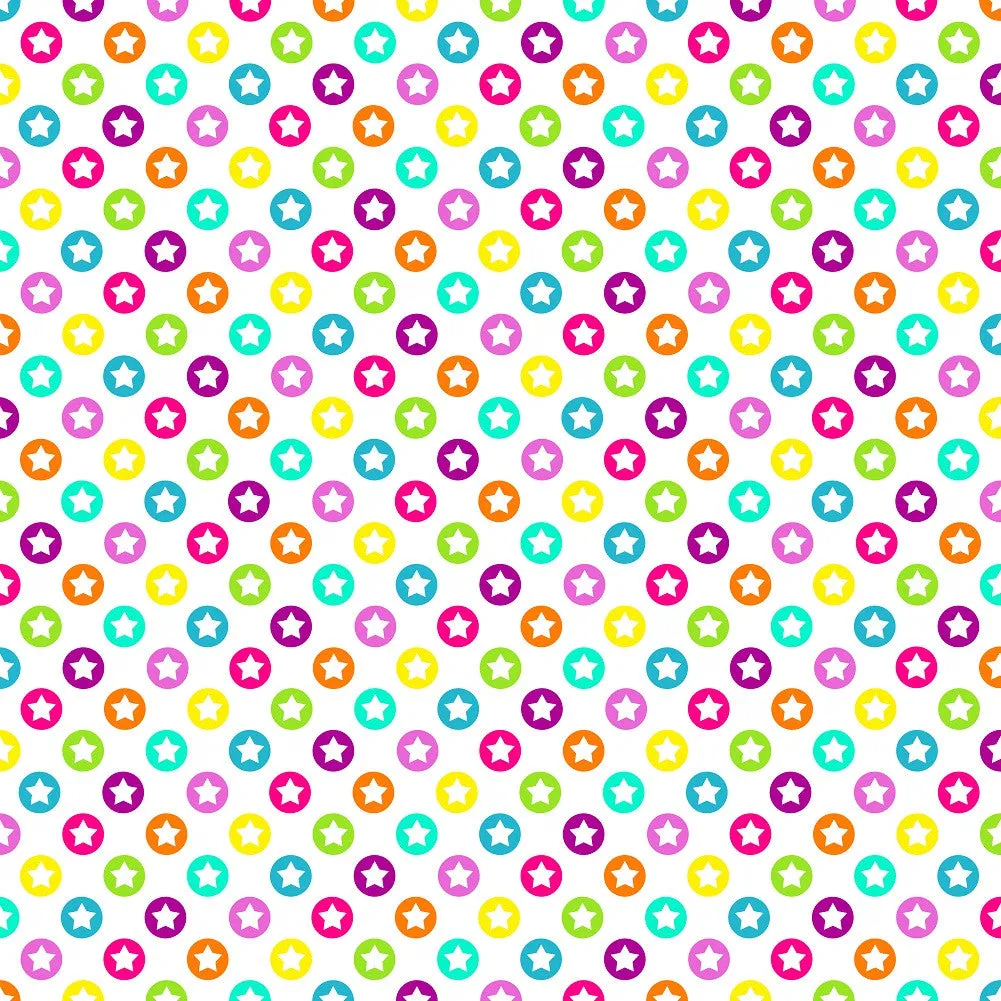 Neon Rainbow Heat Transfer Vinyl sheet