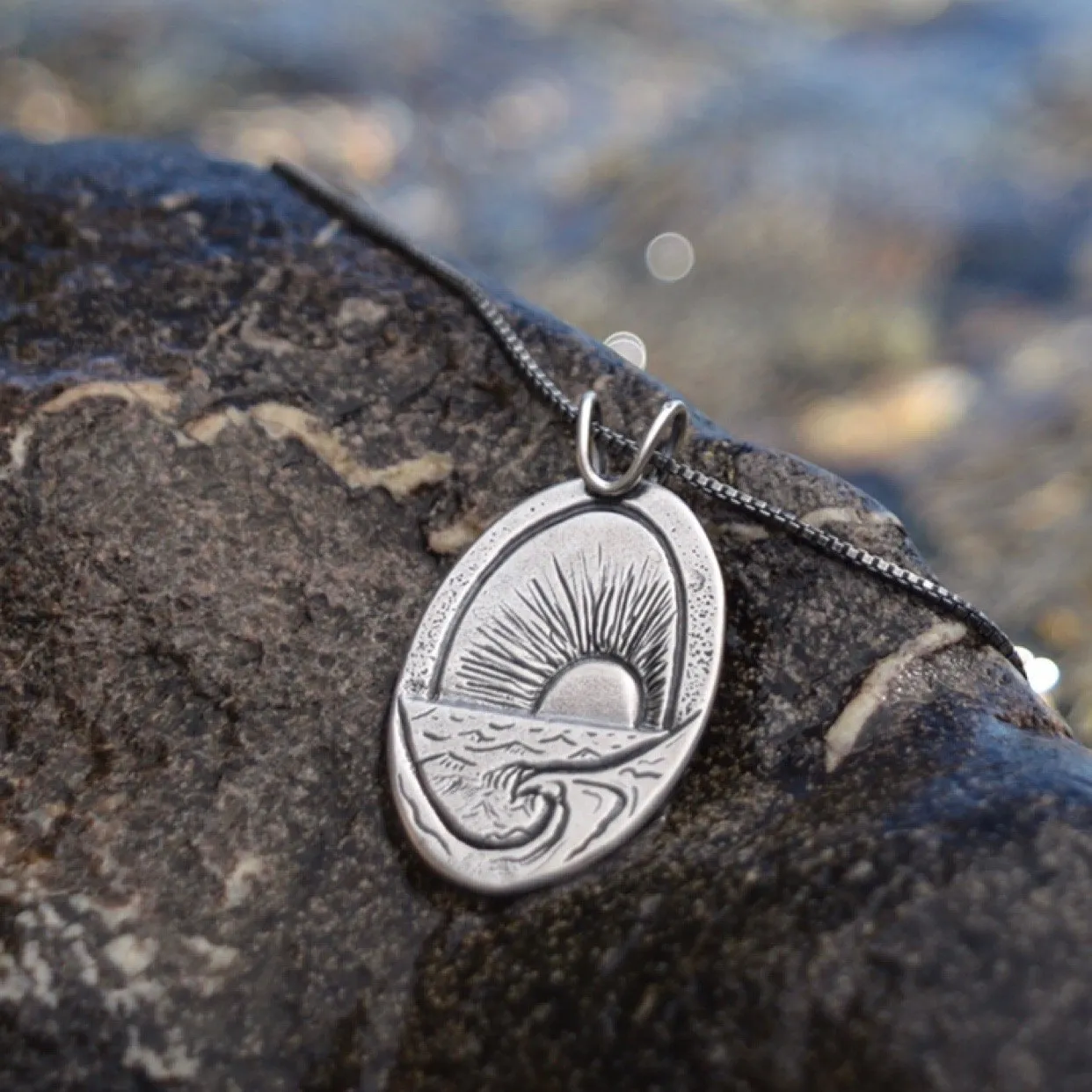 New Beginnings on the Shoreline Pendant