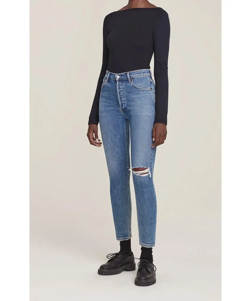 Nico High Rise Slim Fit Shoreline
