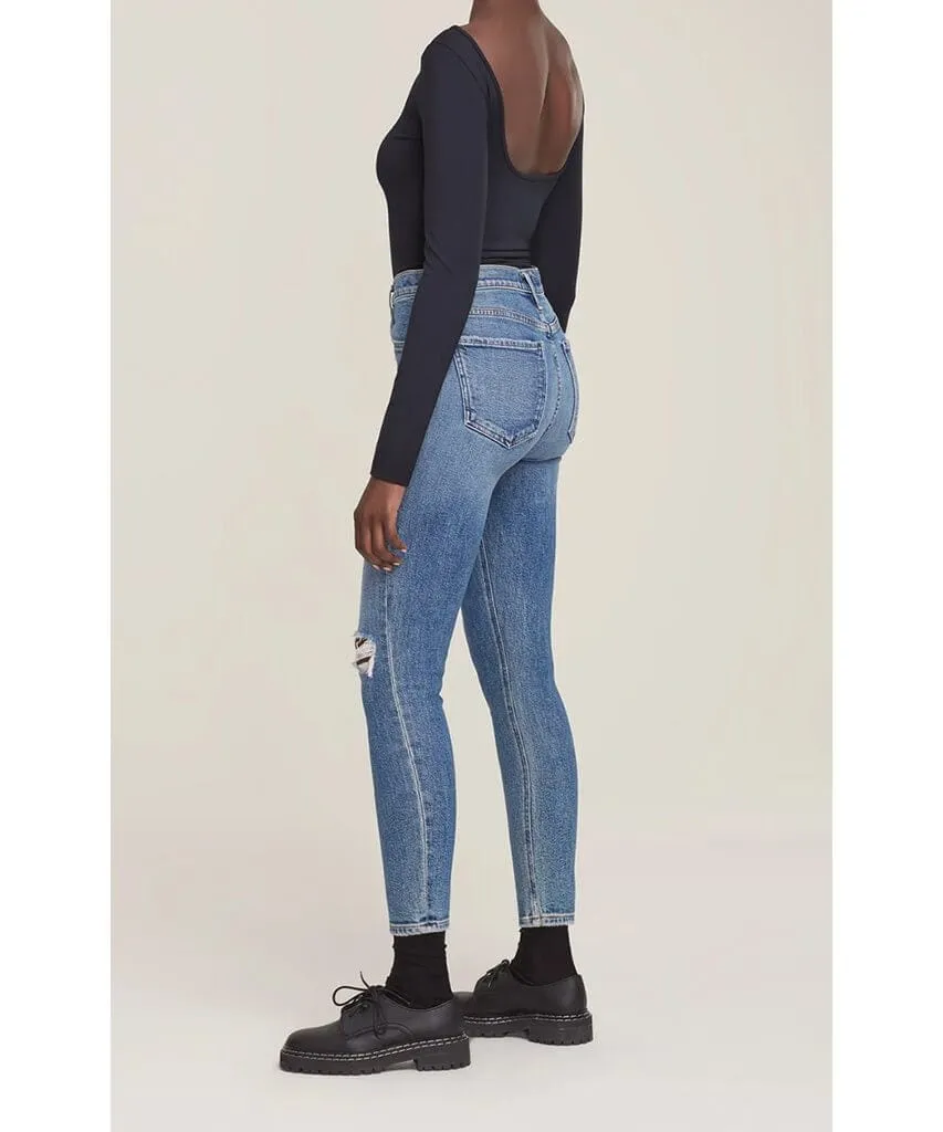 Nico High Rise Slim Fit Shoreline
