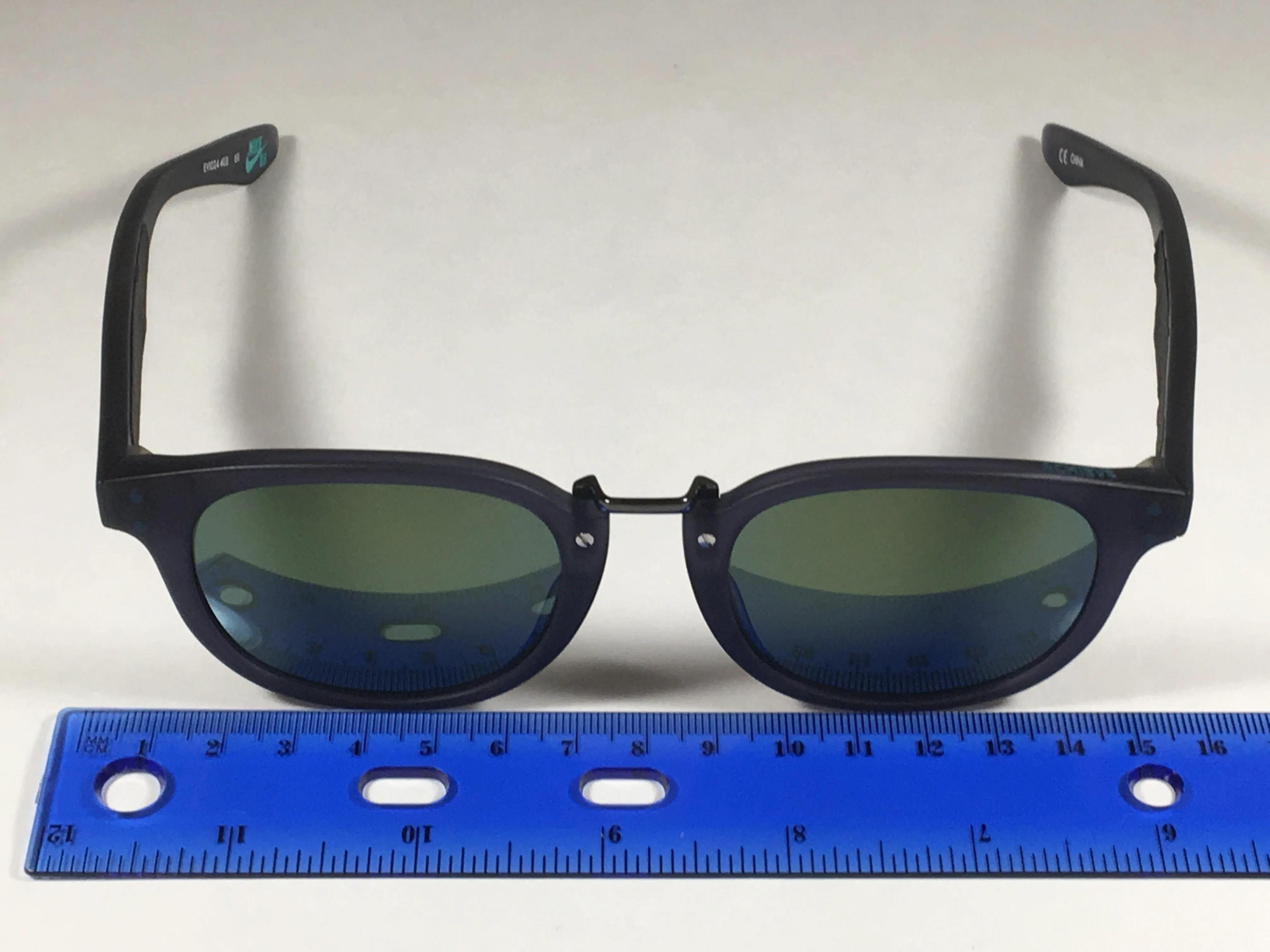 NIKE ACHIEVE Sunglasses EV1024 Matte Obsidian Gray Green Triflection Petrol Lens