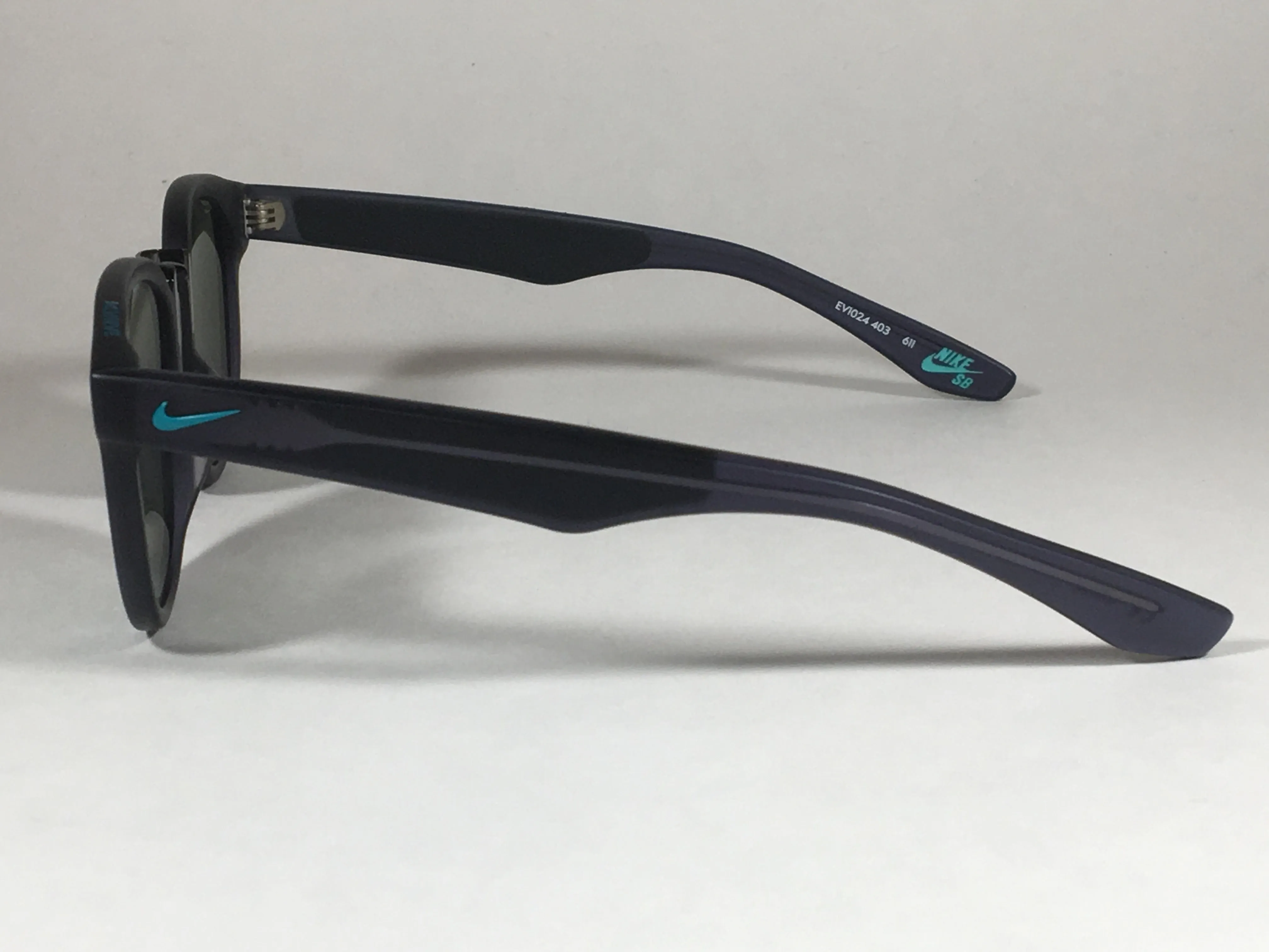 NIKE ACHIEVE Sunglasses EV1024 Matte Obsidian Gray Green Triflection Petrol Lens