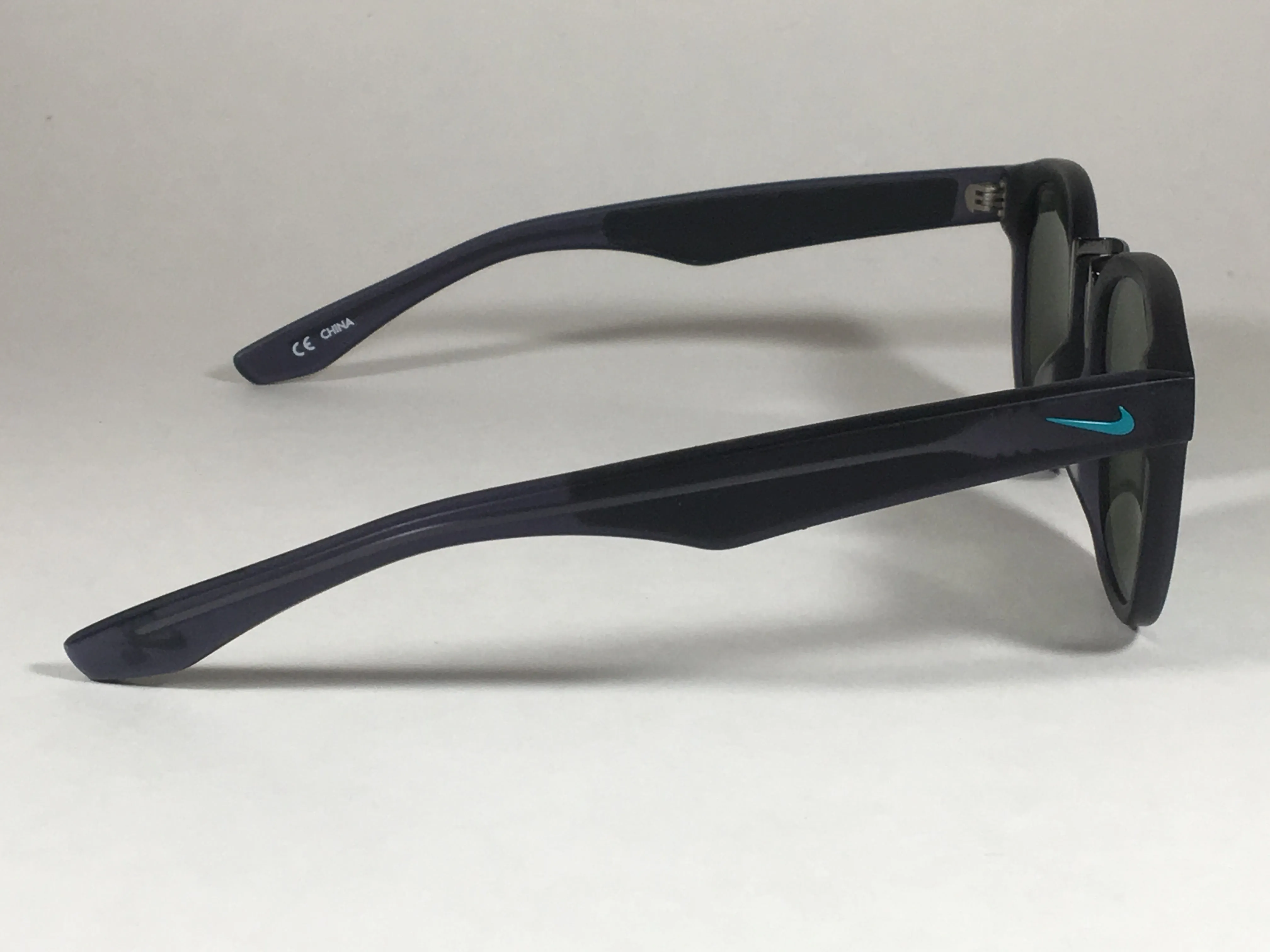 NIKE ACHIEVE Sunglasses EV1024 Matte Obsidian Gray Green Triflection Petrol Lens