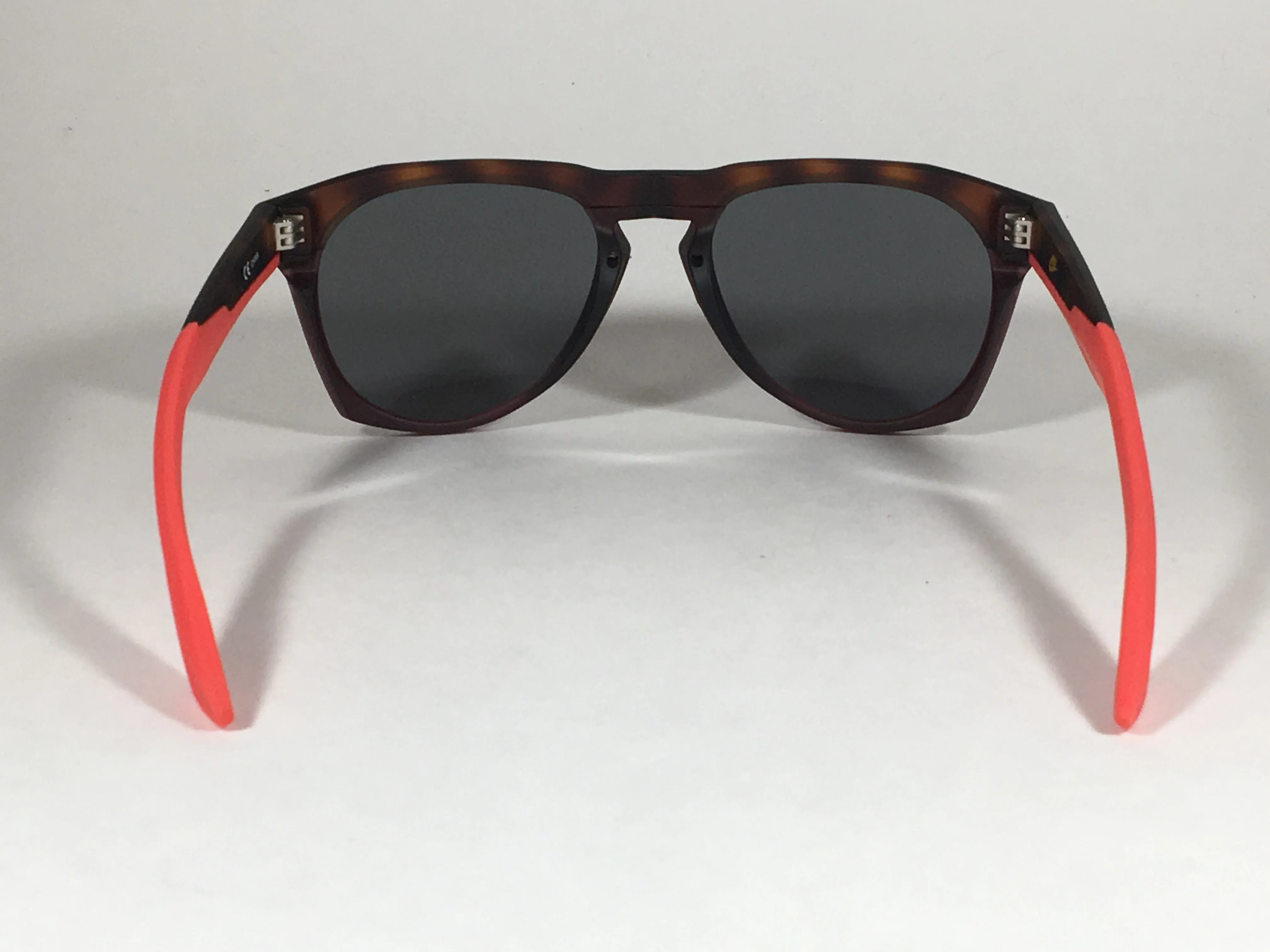 Nike Essential Navigator Sunglasses R EV1020 Tortoise Red Frame Amber Rounded Lens