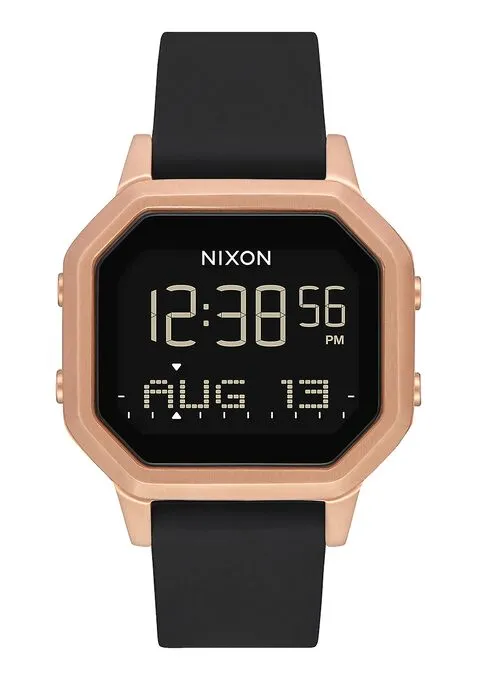 Nixon Siren Stainless Steel Watch - Rose Gold / Black