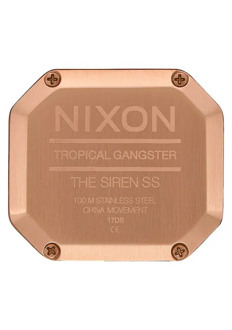 Nixon Siren Stainless Steel Watch - Rose Gold / Black