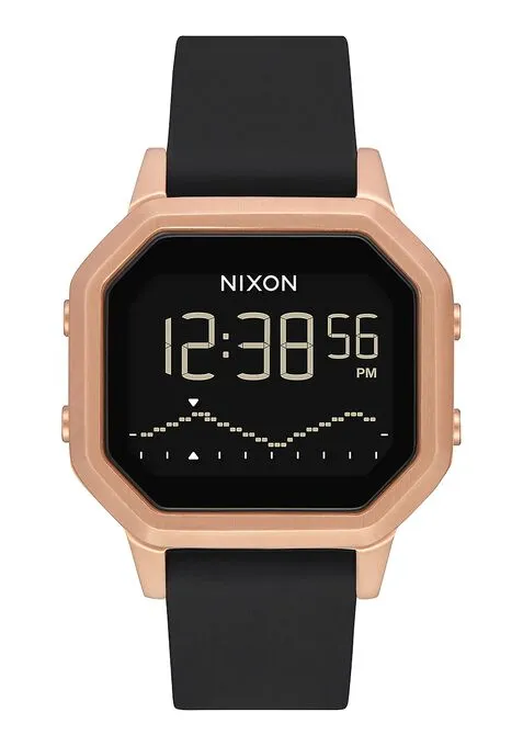 Nixon Siren Stainless Steel Watch - Rose Gold / Black