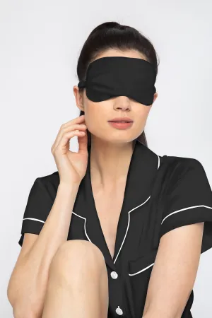 Noir Silky Eye Mask