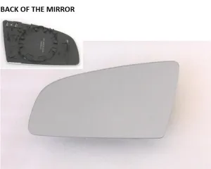Non-Dimming Heated Mirror Glass Similar to OEM for Audi A4 2002 - 2008