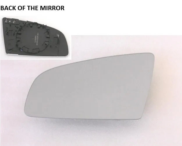 Non-Dimming Heated Mirror Glass Similar to OEM for Audi A4 2002 - 2008
