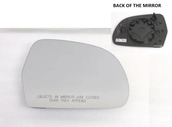Non-Dimming Heated Mirror Glass Similar to OEM for Audi A5 Quattro 2008 - 2009