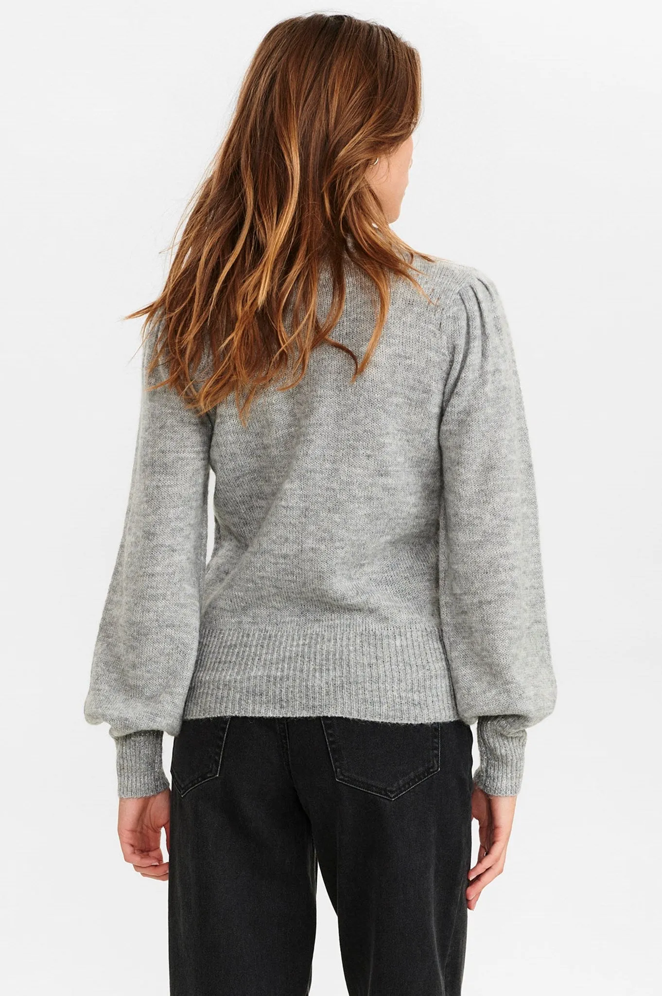 NUCHANEY PULLOVER - Light grey mel