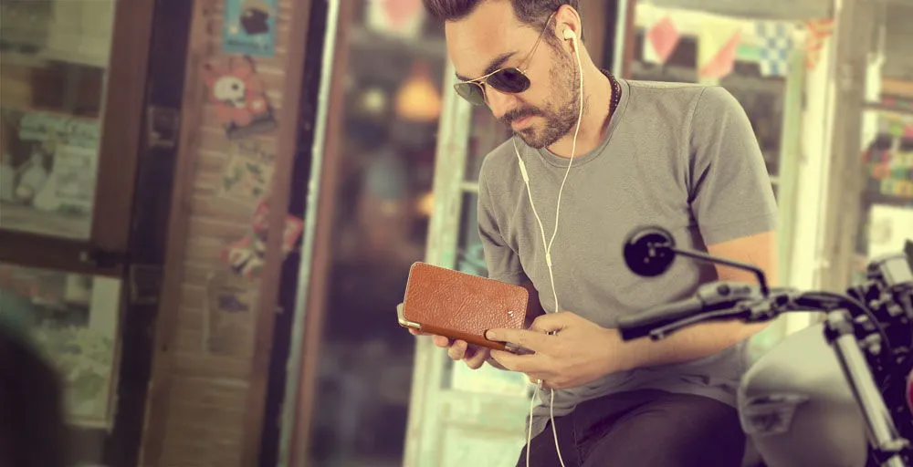 Nuova Pelle - Wrap around iPhone 6 Plus/6s Plus Leather Cover
