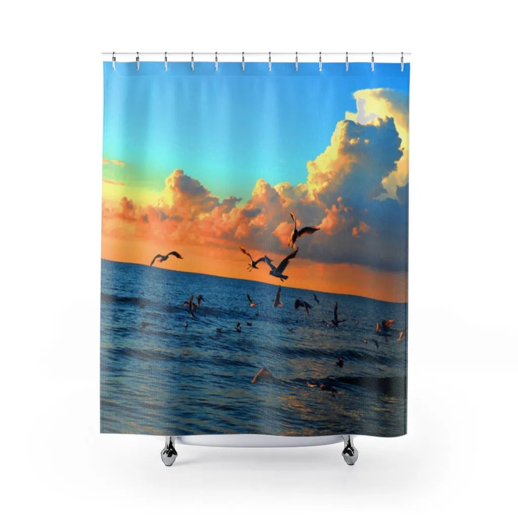 Ocean View shower curtain