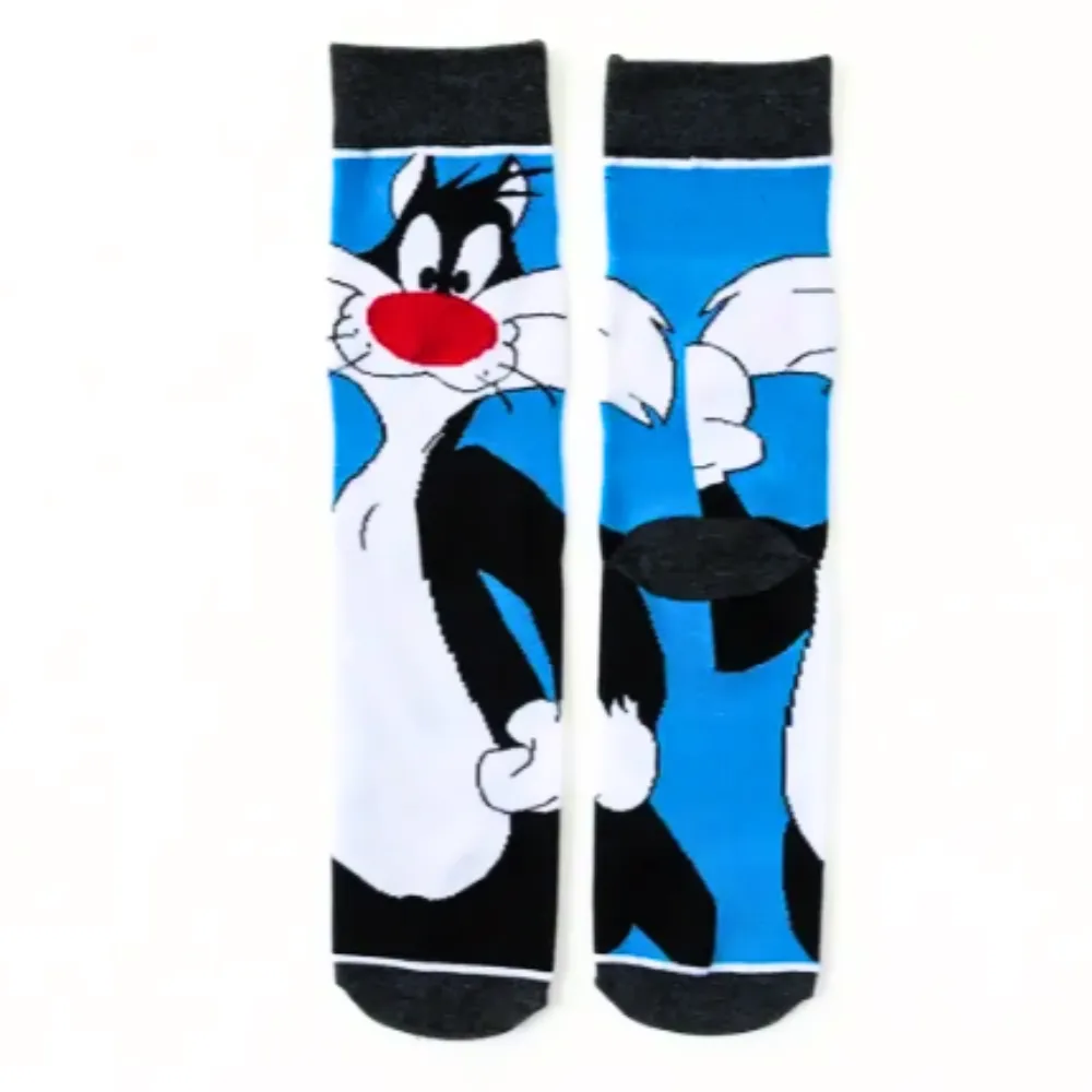 Officially Licensed LOONEY TUNES Crew Lenght Unisex Pair of Socks - 5 Styles to choose from!