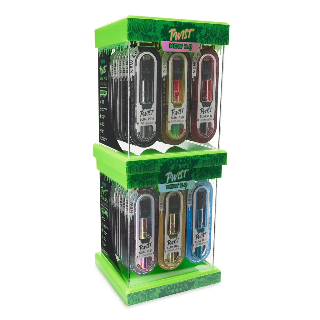 OOZE Twist Slim Pen 2.0 - Assorted Colors - (48 Count Display)