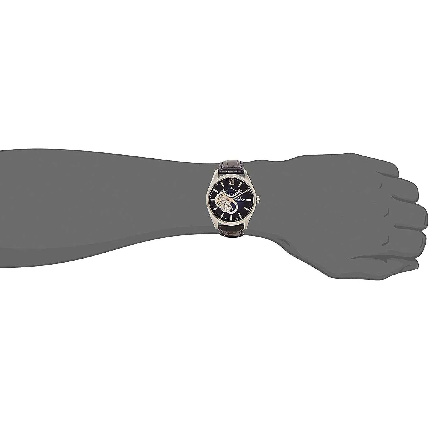 ORIENT STAR CONTEMPORARY COLLECTION SLIM SKELETON / SLIM DATE MEN WATCH RK-HJ0005L