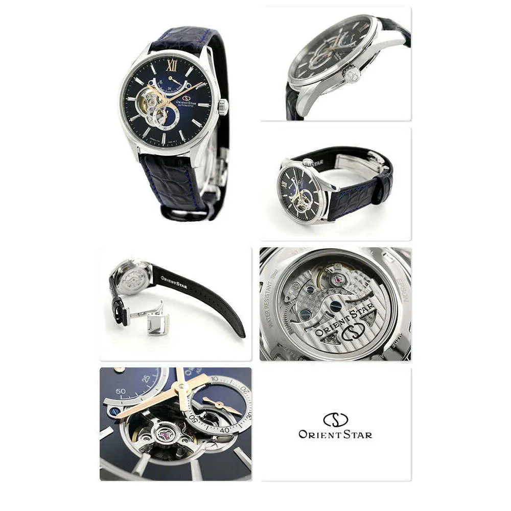 ORIENT STAR CONTEMPORARY COLLECTION SLIM SKELETON / SLIM DATE MEN WATCH RK-HJ0005L
