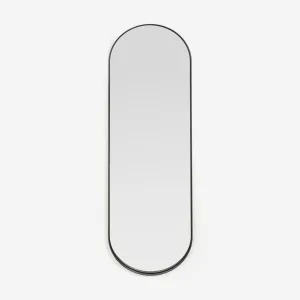Oversized Deep Frame Pill Mirror
