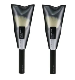 Pack of 2 Maybelline New York FaceStudio Brushes, Powder Brush 100