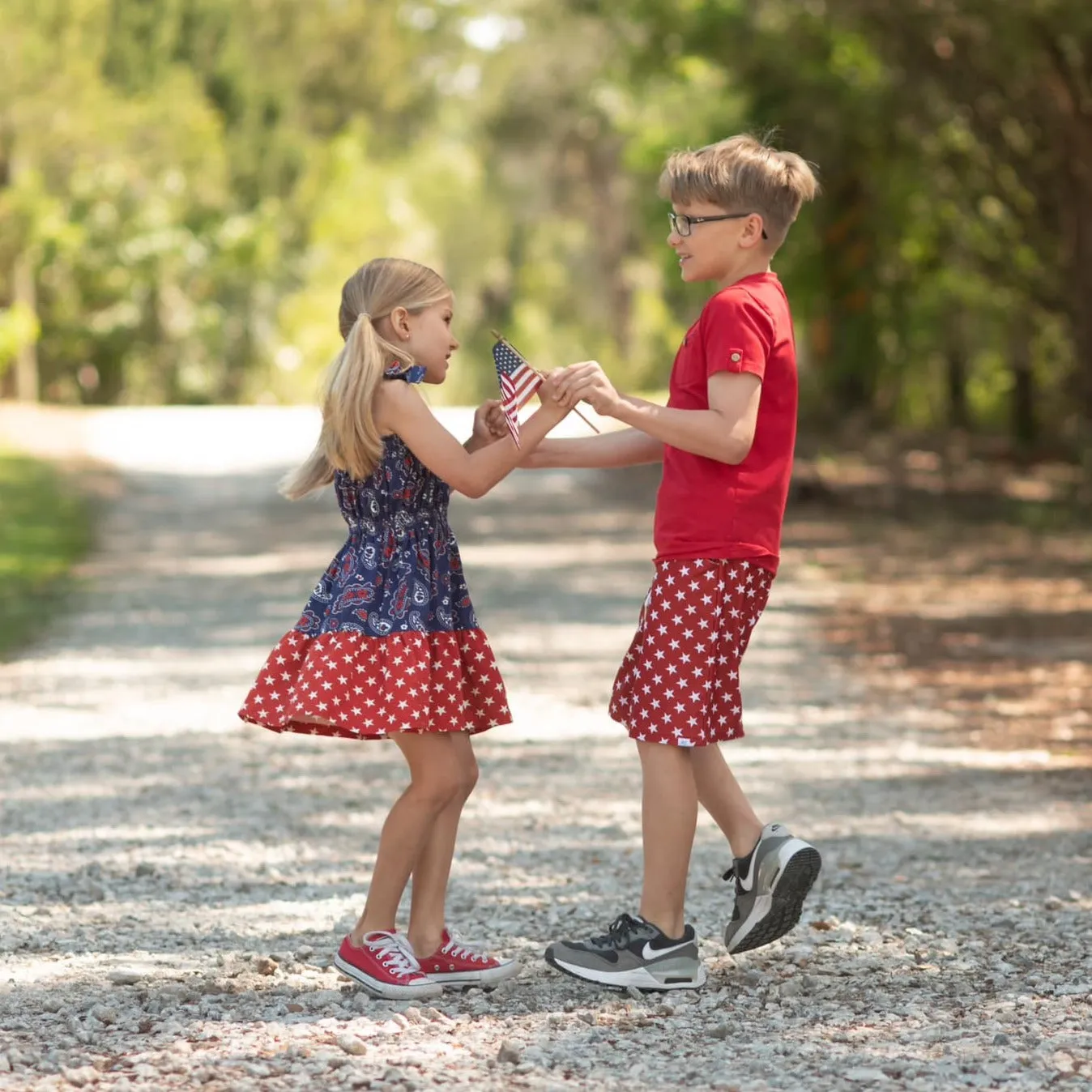 Paisley Star Twirl Dress