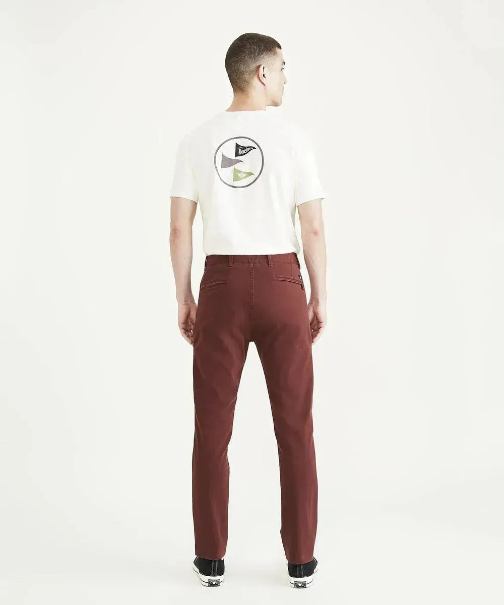 Pantalones Slim Fit Smart 360 Flex Bitter Chocolate