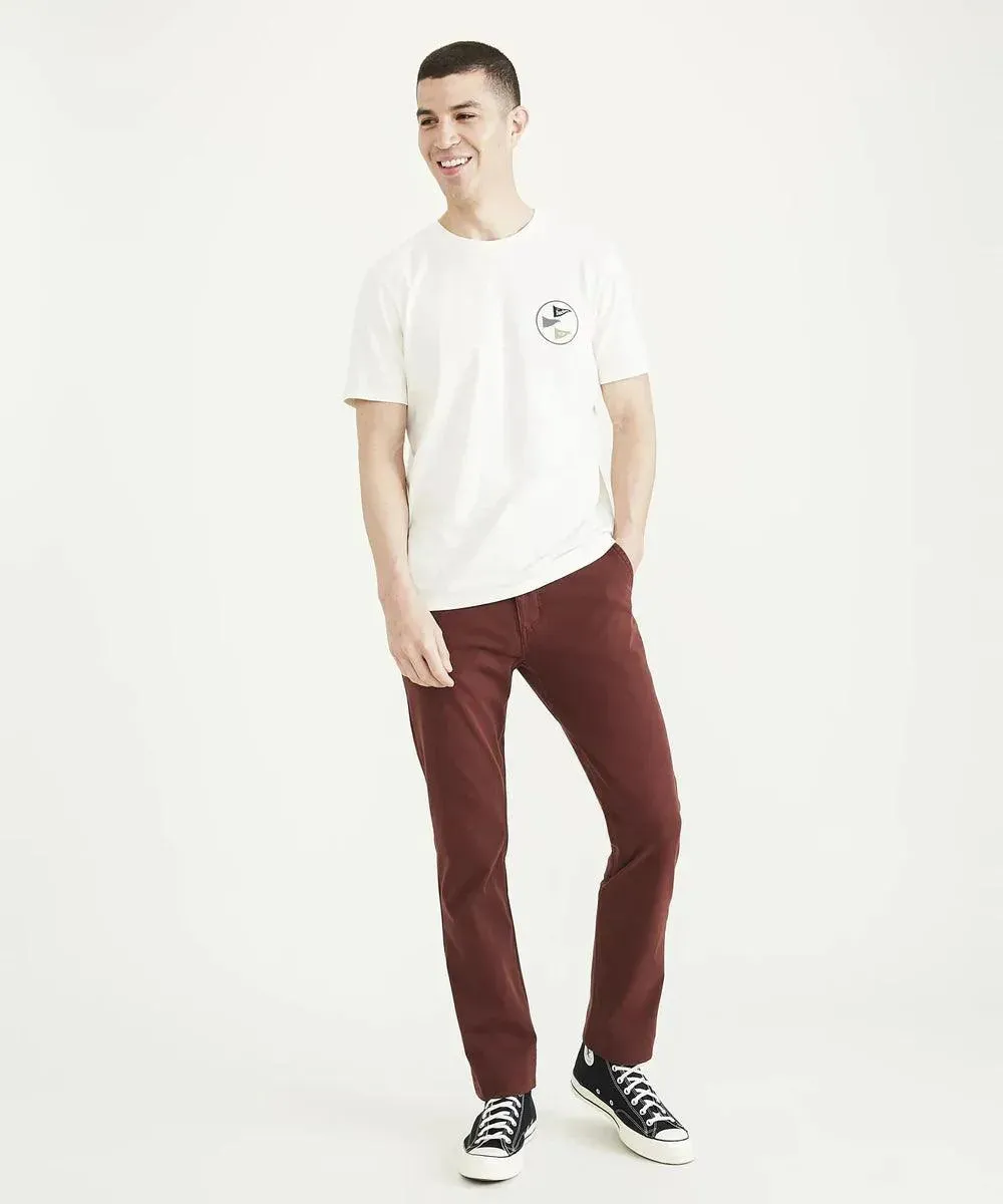 Pantalones Slim Fit Smart 360 Flex Bitter Chocolate