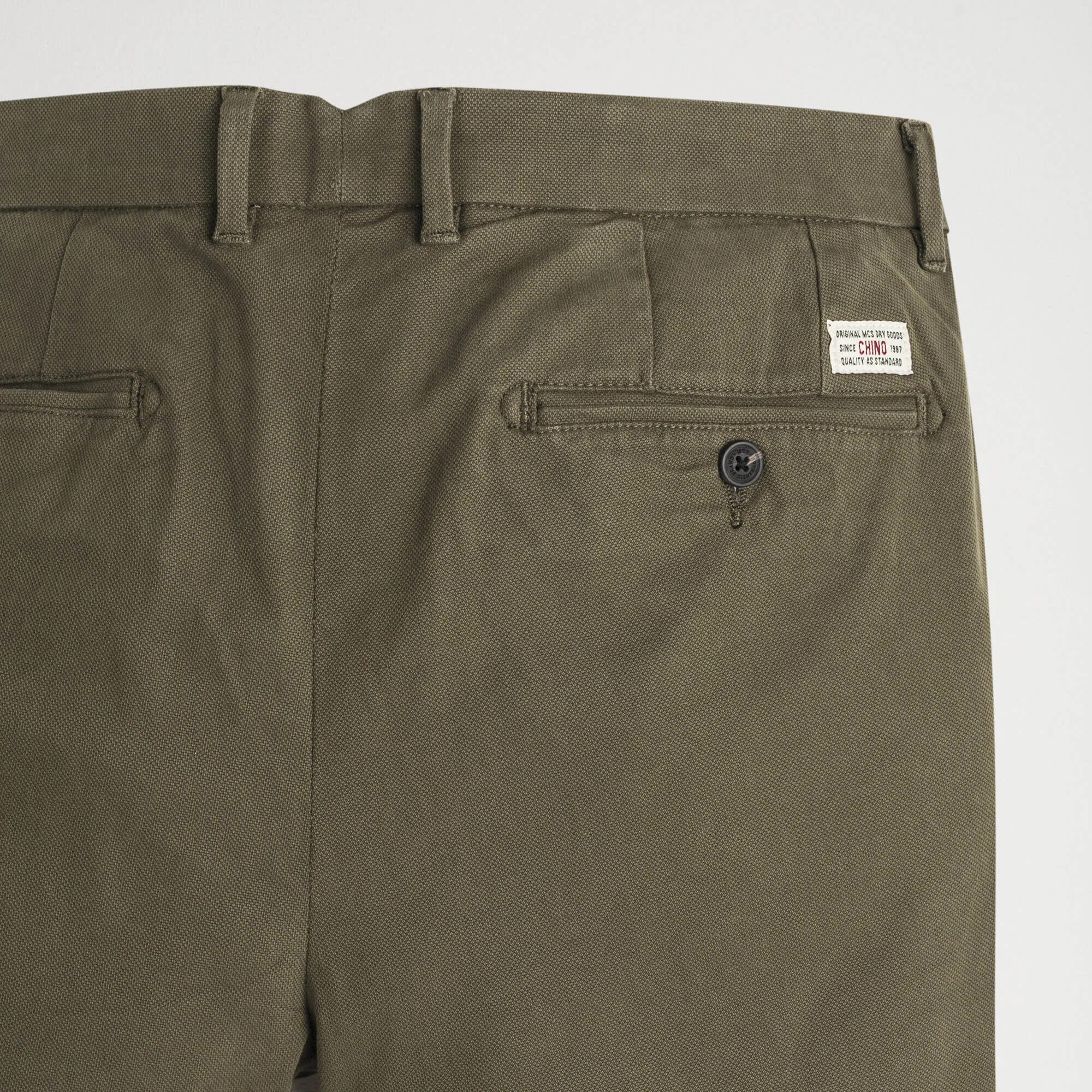 Pantaloni Chino Dobby Slim