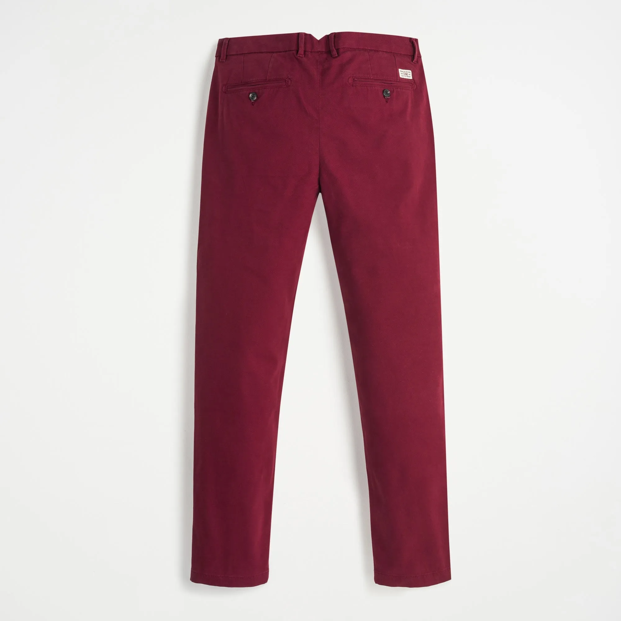 Pantaloni Chino Dobby Slim
